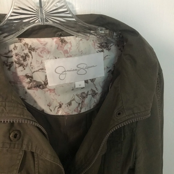 Jessica Simpson Utility Jacket with Lace detail - Picture 2 of 4